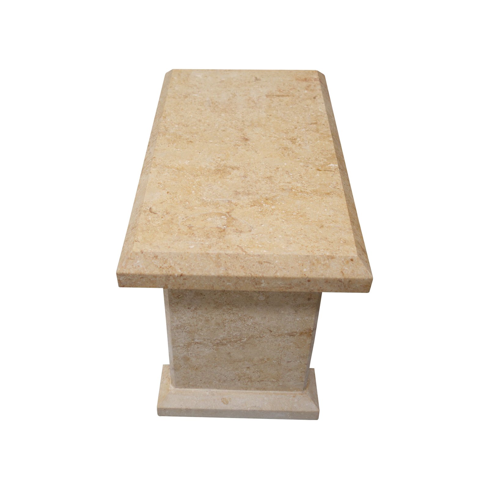 Light Yellow Limestone Bench - Image 5