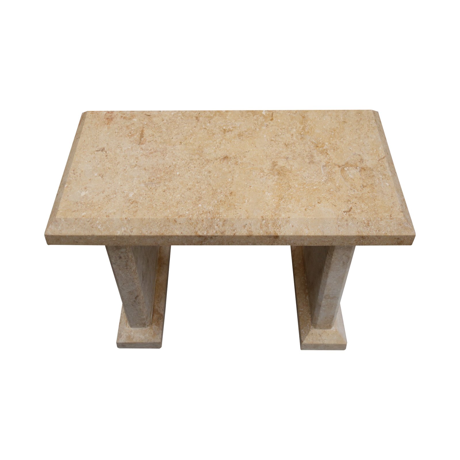 Light Yellow Limestone Bench - Image 4