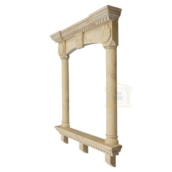 Light yellow Limestone Window Frame - Image 3